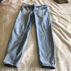 Light wash jeans